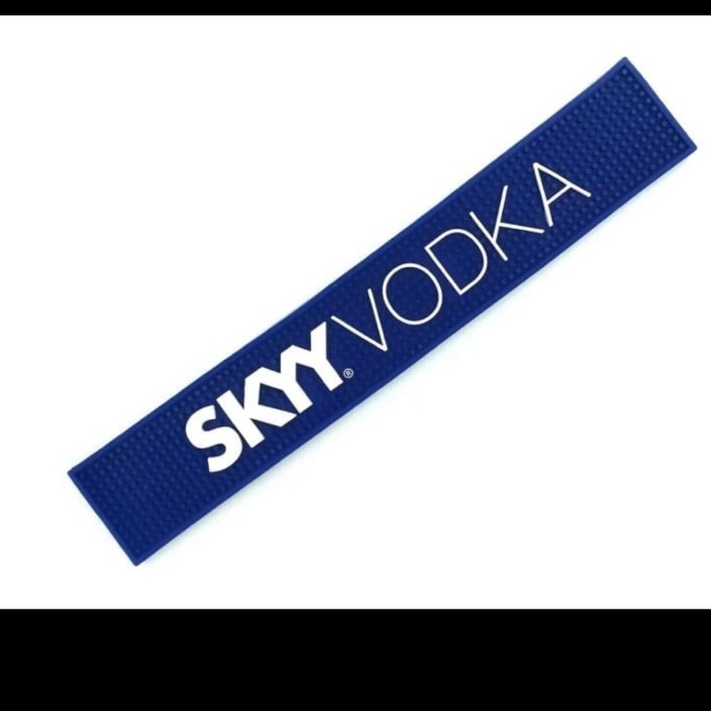 SKYY VODKA Rubber Bar Drip Mat/Coaster